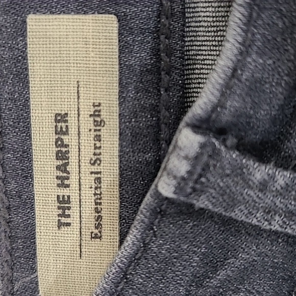 ADRIANO GOLDSCHMIED The Harper Essential Straight Gray Jeans, size 26R - Picture 4 of 9